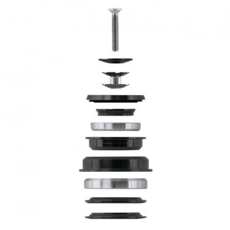 Cuvetarie Force Taper 1.1/8-1.1/2 semi-integrata 55mm, negru [1]