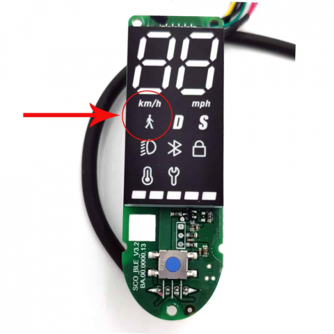 Piese trotinete electrice - Dashboard Trotineta electrica XIAOMI MIJIA M365 PRO / PRO 2 / Mi 1S (fara protectie)