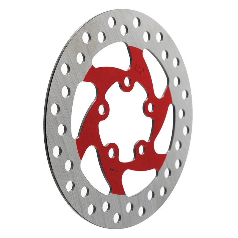 Disc de frana trotineta electrica 120mm 5H rosu [1]