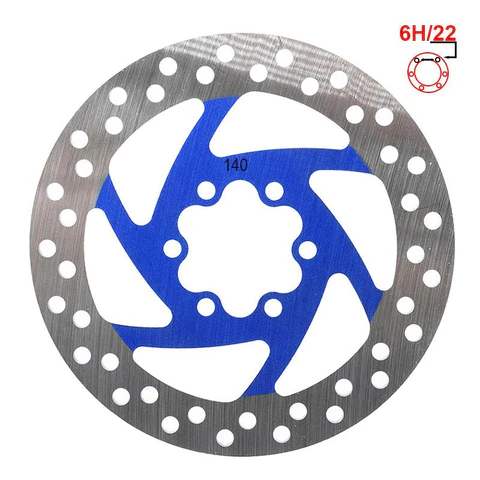 Discuri de frana - Disc frana 140mm 6H albastru