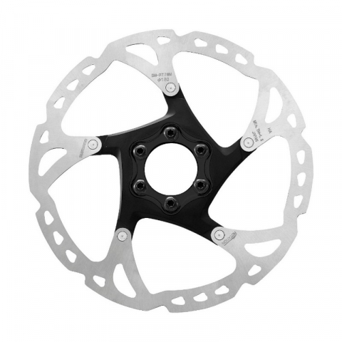 Ciclism - Disc frana bicicleta SHIMANO DEORE XT SM-RT76-M, 180 mm, 6 suruburi