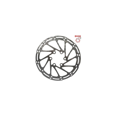 Ciclism - Disc frana eWheel EWD002 140mm, 6 gauri Negru