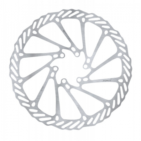 Ciclism - Disc frana Force-2 180 mm 6 gauri argintiu