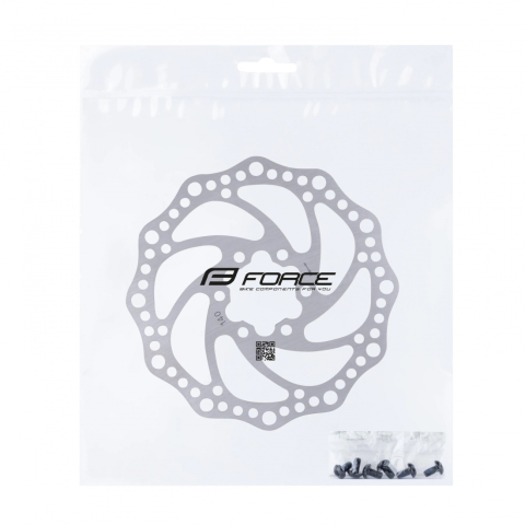 Disc frana Force-6 140mm, 6 gauri, argintiu [1]