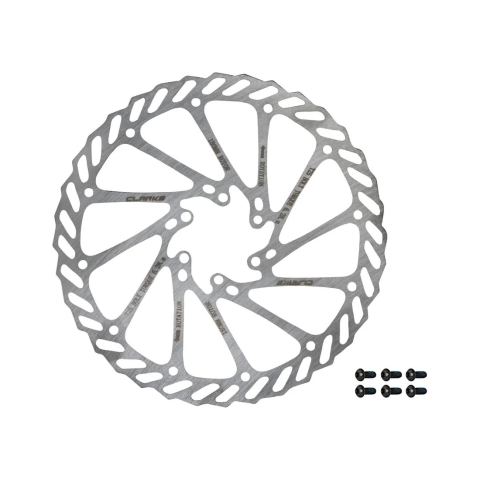 Ciclism - Disc frana Force-CLARKS 180mm, 6 gauri, argintiu