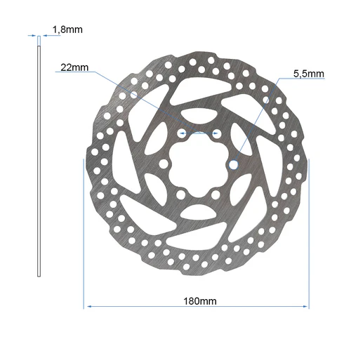 Disc frana trotineta/bicicleta 180mm 6H [1]