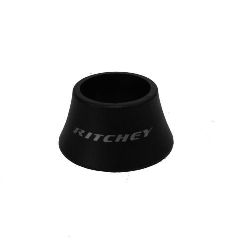 Cuvete bicicleta - Distantier cuveti furca Ritchey, conic H25mm, 1-1/8", compozit, negru mat