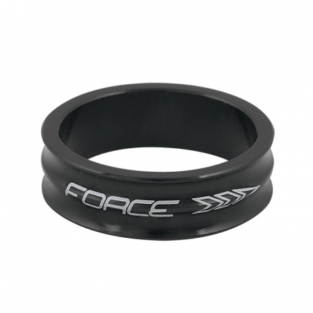 Cuvete bicicleta - Distantier furca Force 1.1/8 10mm negru