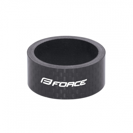 Cuvete bicicleta - Distantier furca Force 1.1/8 15mm Negru Carbon