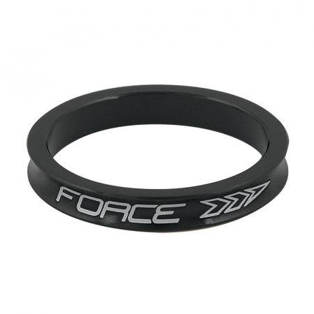 Cuvete bicicleta - Distantier furca Force 1.1/8 5 mm al. negru