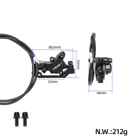 Etrier fata frana hidraulica NUTT trotineta electrica Kukirin G2 Master [4]