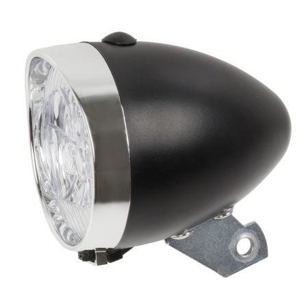 Ciclism - Far cu Baterii SXT 3 Led Negru