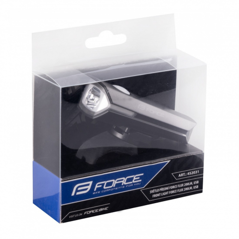Far fata Force Flux 200 Lumeni USB negru [2]