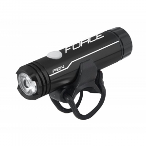 Ciclism - Far fata Force Pen 200lm USB negru