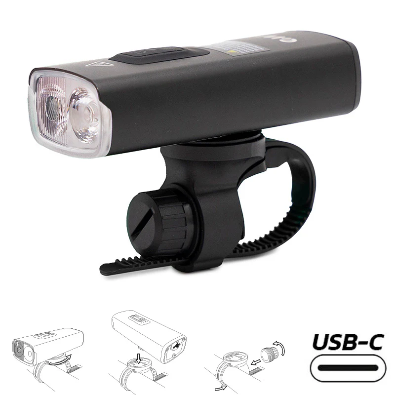 Lumini bicicleta - Far LED EWL014 pentru bicicleta cu acumulator