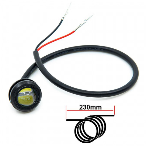 Piese trotinete electrice - Far LED White Eagle 12-36V pentru Kugoo G2 Pro
