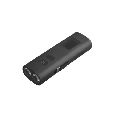 Ciclism - Far reincarcabil Fivestars Power Light PBL-6400, powerbank 6400 mAh, USB Type-C, negru