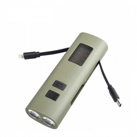 Far reincarcabil Fivestars Power Light PBL-6400, powerbank 6400 mAh, USB Type-C, negru [3]