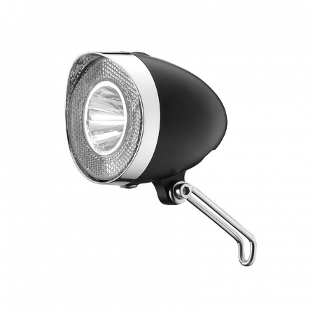 Ciclism - Far Union Clasic pe dinam cu led 20 lux Negru