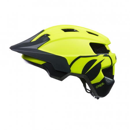 Echipament ciclism - FLARE Youth Helmet ICON V.22 neon yellow/black (51-55 cm)