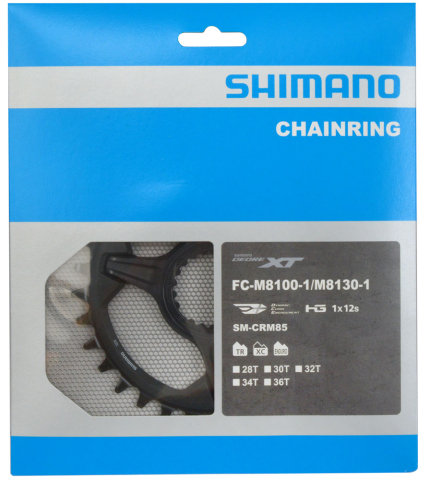 FOAIE ANGRENAJ SHIMANO DEORE XT SM-CRM85, 32T, 1X12V,  DIRECT MOUNT (FC-M8100-1/M8130-1) [3]