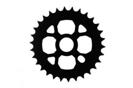 Ciclism - Foaie pedalier BMX 30T, negru