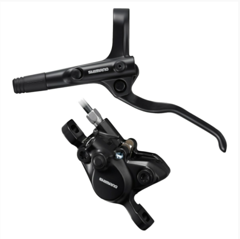 Ciclism - Frana fata pe disc hidraulica Shimano Altus BR MT200, furtun 750 mm, negru, fara adaptor