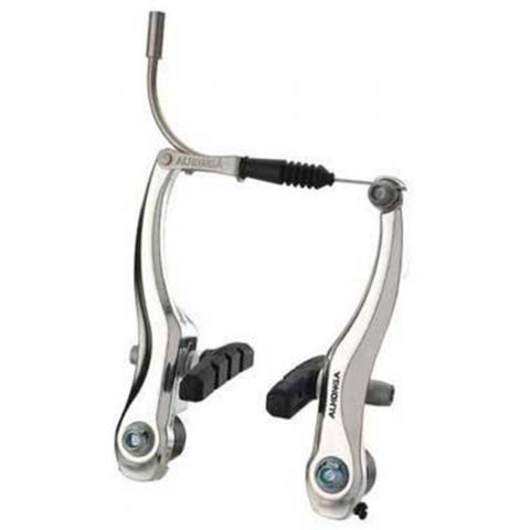 Piese biciclete - Frana Fata V-Brake Alongha HJ-805AD - Aluminiu, Argintiu