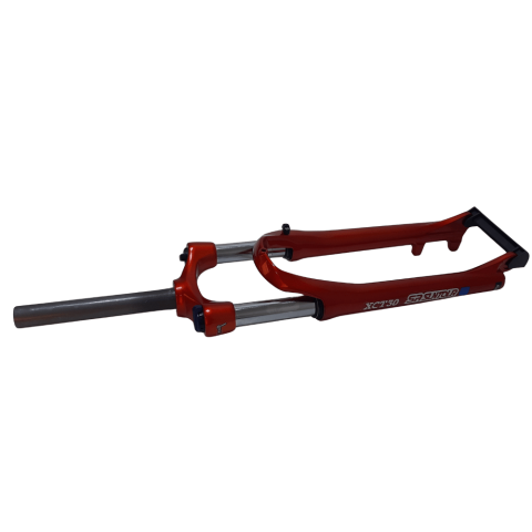 Ciclism - Furca cu suspensie SR SF16 XCT, 27.5 inch, cu blocaj hidraulic, portocaliu