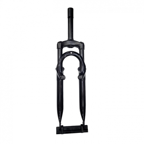Ciclism - Furca MD-711X 24", gat 1-1/8, lungime gat 156mm, Negru lucios