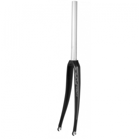 Ciclism - Furca sosea Force 1.1/8 ahead aluminiu/carbon negru mat