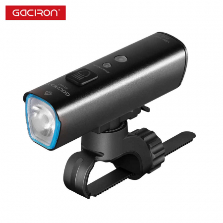 Ciclism - Far Led Smart Gaciron V9M-1500, Baterie Reincarcabila 4800 mAh, Rezistenta la apa IPX6, Aluminiu