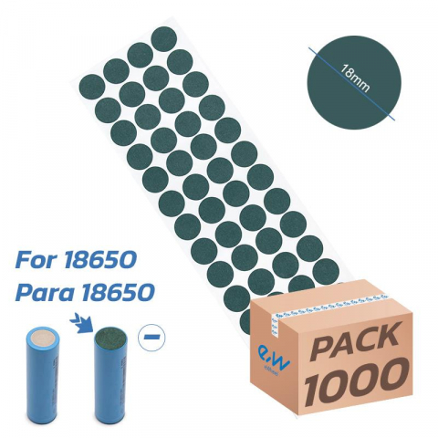 Piese trotinete electrice - Garnitura izolatoare negativa pentru celule 18650 - 1000 bucati