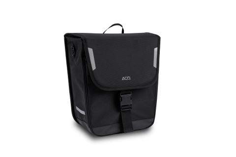 Echipament ciclism - GEANTA ACID PANNIER BAG CITY 15 CLASSIC SMLINK BLACK 15L
