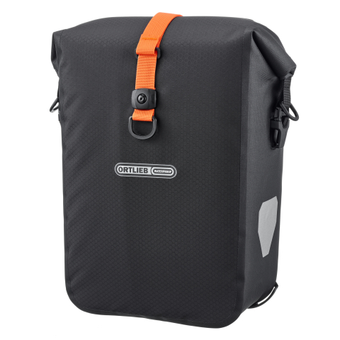 Echipament ciclism - GEANTA FURCA/PORTBAGAJ ORTLIEB GRAVEL-PACK 14.5L Black matt QL 2.2