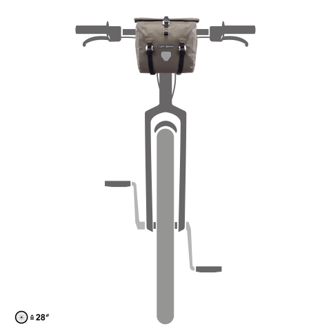 GEANTA GHIDON ORTLIEB HANDLEBAR-PACK QR 11L Dark sand [3]