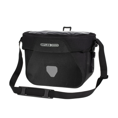 Echipament ciclism - GEANTA GHIDON ORTLIEB ULTIMATE HIGH-VIS 6.5L Black Reflexive