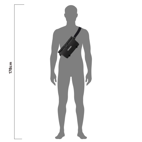 GEANTA GHIDON ORTLIEB VELO-SLING 3L Black [4]