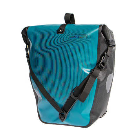 Echipament ciclism - GEANTA PORTBAGAJ ORTLIEB BACK-ROLLER 20L Wave lines
