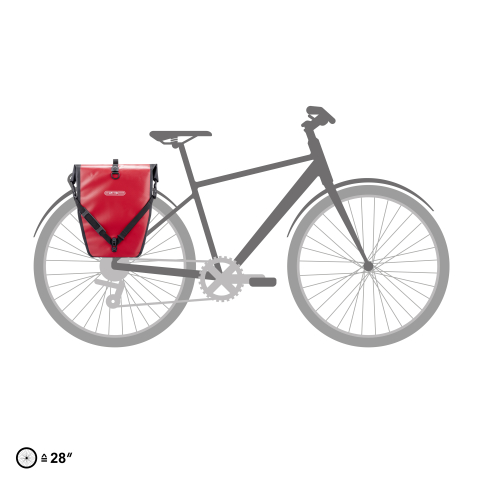 GEANTA PORTBAGAJ ORTLIEB BACK-ROLLER 40L Red - black [4]