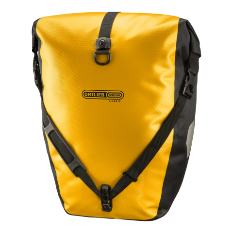 Echipament ciclism - GEANTA PORTBAGAJ ORTLIEB BACK-ROLLER 40L Sunyellow - black