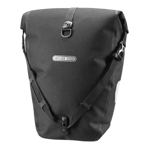 Echipament ciclism - GEANTA PORTBAGAJ ORTLIEB BACK-ROLLER HIGH-VIS 20L Black-refl V1