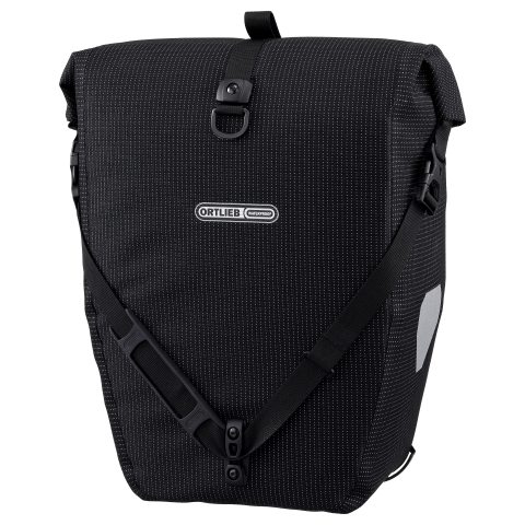 Echipament ciclism - GEANTA PORTBAGAJ ORTLIEB BACK-ROLLER HIGH-VIS 20L Black-refl V2