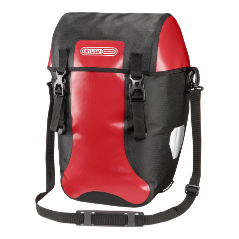Echipament ciclism - GEANTA PORTBAGAJ ORTLIEB BIKE-PACKER 40L Red - black