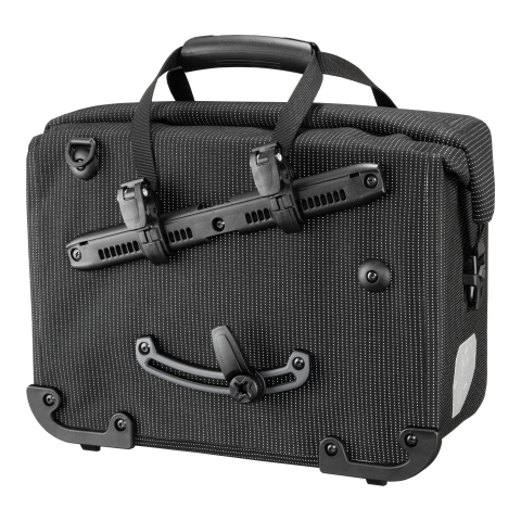 GEANTA PORTBAGAJ ORTLIEB OFFICE-BAG HIGH-VIS 21L Black Reflex - QL 2.1 [1]