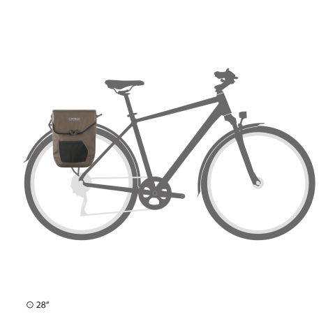 GEANTA PORTBAGAJ ORTLIEB PEDAL-MATE 16L Dark sand [4]
