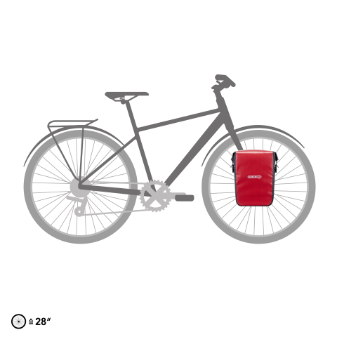 GEANTA PORTBAGAJ ORTLIEB SPORT-ROLLER CORE 14.5L Red - black [2]