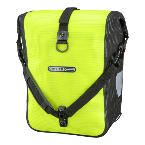 Echipament ciclism - GEANTA PORTBAGAJ ORTLIEB SPORT-ROLLER HIGH-VIS 14.5L Neon Yellow/Black