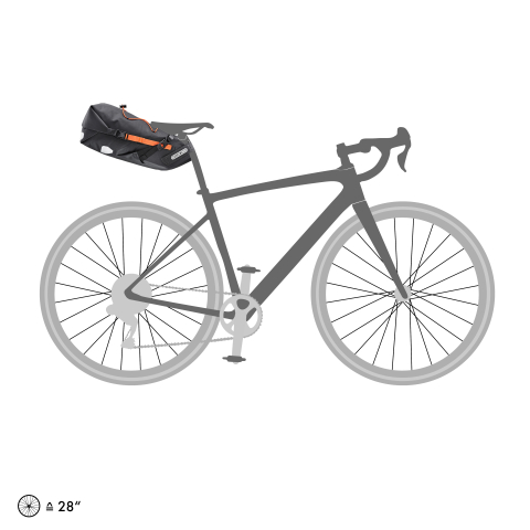 GEANTA SA ORTLIEB SEAT-PACK 16.5L Black matt [4]
