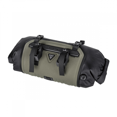 Ciclism - Geanta Topeak Frontloader TBP-FL2G - Volum 8 L, Verde - logo Gri